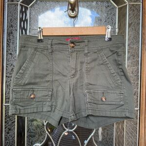 UNIONBAY Women's Olive Cargo Shorts